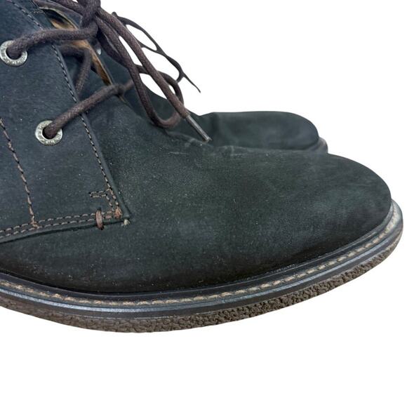 Lucky Brand Dark Brown Leather Suede Lace Up Chukka Ankle Boots Mens sz 12 M main image 9